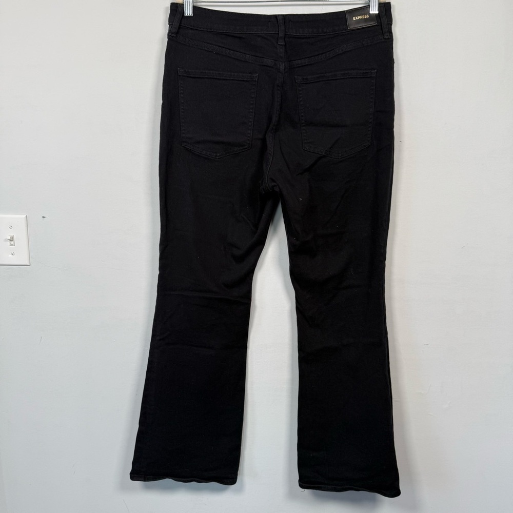 Express Curvy Boot Mid Rise Classic Black Denim, Size 14R - Picture 4 of 10